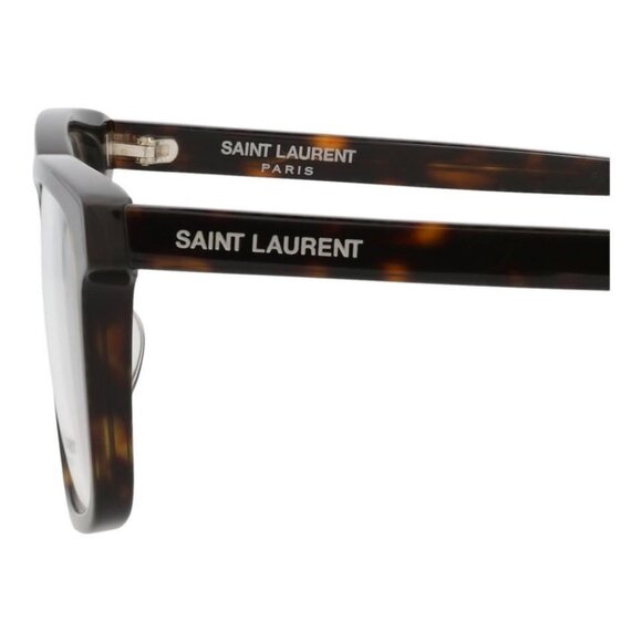 New Authentic Saint Laurent Mens Square/Rectangle Havana Havana Transparent Fash - Picture 4 of 4